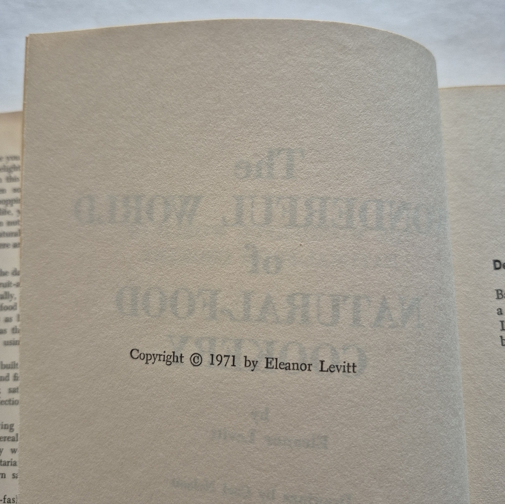 Eleanor Levitt's Natural Cookery Book - Picture 6 of 6